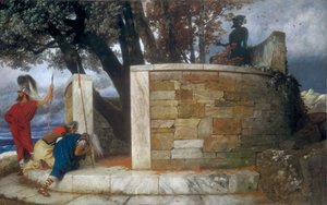 Das Heiligtum des Herkules von Arnold Böcklin