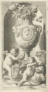 Allegorie der Vergänglichkeit von Arnold Houbraken
