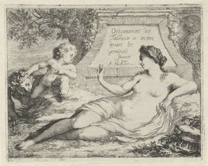 Venus von einem Satyr beobachtet