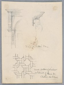 Architektonische Details aus dem Haus von Diane de Poitiers von Arnold William Brunner