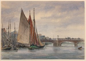 Boote in Trouville