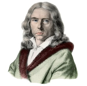 Porträt von Adelbert von Chamisso (1781-1838), deutscher Schriftsteller von Arnold van Westerhout
