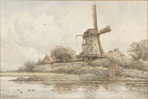 Mühle auf der Stadtmauer