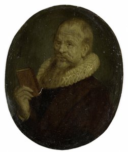 Porträt von Theodorus Schrevelius, Rektor der Lateinschule in Leiden von Arnoud van Halen