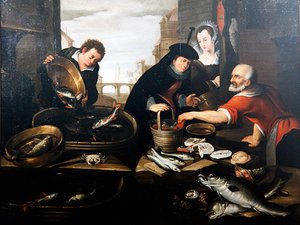 Ein Fischverkäuferstand von Arnout de Muyser