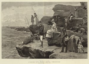 Fischen vor Filey Brigg, Yorkshire