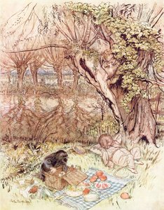Illustration für Der Wind in den Weiden von Kenneth Grahame