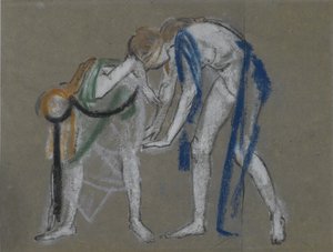 Studie von zwei Tänzern