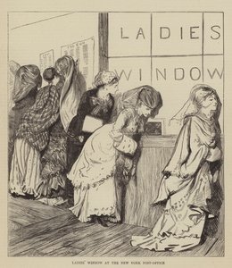 Damenfenster im New Yorker Postamt