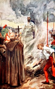 Die Verbrennung von Jan Hus, 6. Juli 1415 von Arthur C Michael