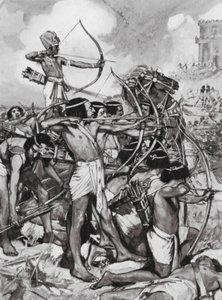 Thothmes III greift die Syrer an, XVIII. Dynastie