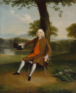 Porträt eines sitzenden Gentlemans von Arthur Devis