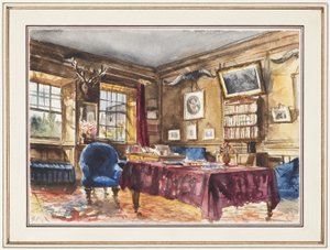 Pynson Wilmot Bennitts Zimmer, Trinity College, Oxford von Arthur Frederick Payne