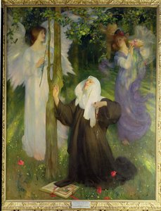 Das Kloster oder die Welt, 1896 von Arthur Hacker