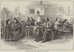 Eine Jungenschule, Peking von Arthur Hopkins