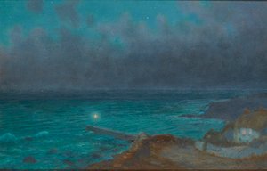 Ein sicherer Hafen, Cornwall von Arthur Hughes