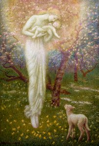 Kleines Lamm, wer hat dich erschaffen? von Arthur Hughes