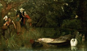 Die Dame von Shalott, 1873 von Arthur Hughes