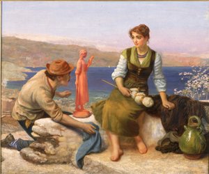 Das Werben des Töpfers, ca. 1886