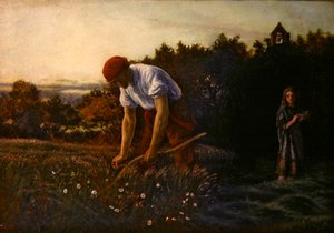 Der Schnitter in den Blumen