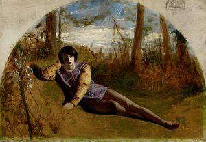 Der junge Dichter, 1849 von Arthur Hughes