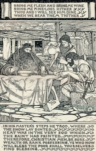Guter König Wenzel, 1895 von Arthur Joseph Gaskin