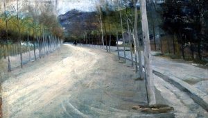 Auf dem Viale, Florenz
