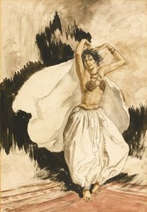 Anitras Tanz. Illustration für Peer Gynt von Henrik Ibsen von Arthur Rackham