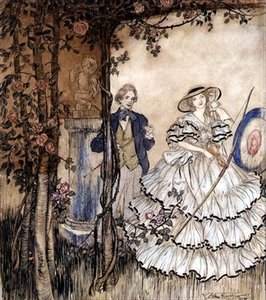 Bogenschießen von Arthur Rackham