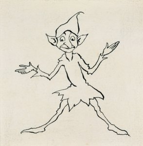 Guten Abend! sagte Lukoje, Illustration aus Hans Christian Andersens Märchen, veröffentlicht 1932 von Arthur Rackham