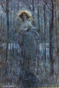Helena: Illustration von Arthur Rackham für Ein Sommernachtstraum von William Shakespeare