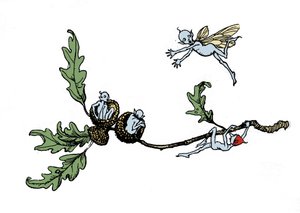 Illustration von Arthur Rackham für Ein Sommernachtstraum von William Shakespeare