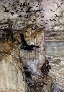 Illustration von Arthur Rackham (1867-1939) für Ein Sommernachtstraum von William Shakespeare