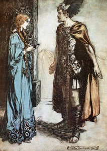 Illustration aus Siegfried und der Götterdämmerung, 1924 von Arthur Rackham