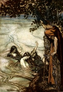 Illustration aus Siegfried und der Götterdämmerung