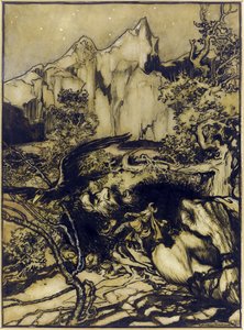 Thors Reise ins Land der Riesen von Arthur Rackham