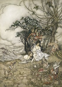 Der Wechselbalg, 1905 von Arthur Rackham