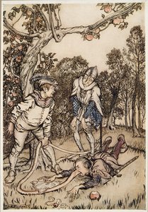 Der Nasenbaum, aus Brüderchen & Schwesterchen und andere Märchen der Brüder Grimm, veröffentlicht 1917