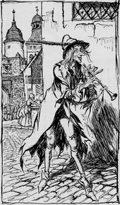 Der Rattenfänger von Hameln, 1934 von Arthur Rackham