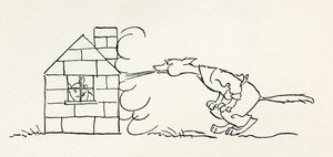 Die drei kleinen Schweinchen von Arthur Rackham