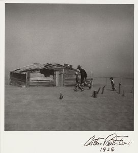 Landschaft mit Haus von Arthur Rothstein
