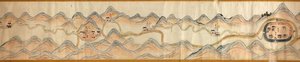 16.000. geliefert. Nach Norden ausgerichtet. Relief bildlich dargestellt. Vogelperspektive. Deckt den Wei-Fluss in Baoji Xian, Shanxi Sheng bis Shu Dao an der Grenze Shanxi-Sichuan ab. Zeigt Siedlungen, Rastplätze, Stationen, Gasthäuser, Tempel, Gebirgspäs von Arthur W. Hummel