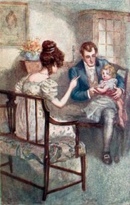 Illustration für Emma von Jane Austen von Arthur Wallis Mills