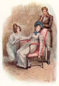Illustration für Emma von Jane Austen von Arthur Wallis Mills