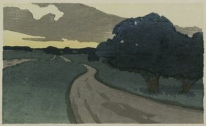 Die lange Straße, Argilla Road, Ipswich, 1898 von Arthur Wesley Dow