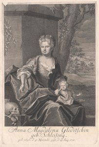 Anna Magdalene Schleising von Artist Unknown
