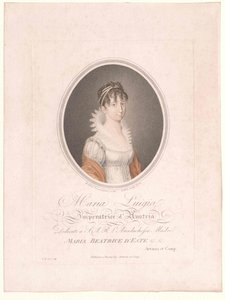 Erzherzogin von Austro-Modena Maria Luisa von Artist Unknown