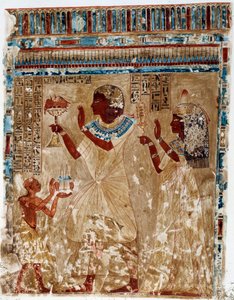 Kunst Ägypten: Festtagskostüme. College ähnlich aus dem Grab von Nefer-Hotep in Theben von Artist Unknown