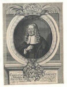 Christian Lorenz Adlershelm (Druck) von Artist Unknown