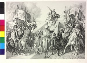 Krönung von Ferdinand I. von Österreich zum König von Ungarn in Bratislava am 28. September 1830 von Artist Unknown